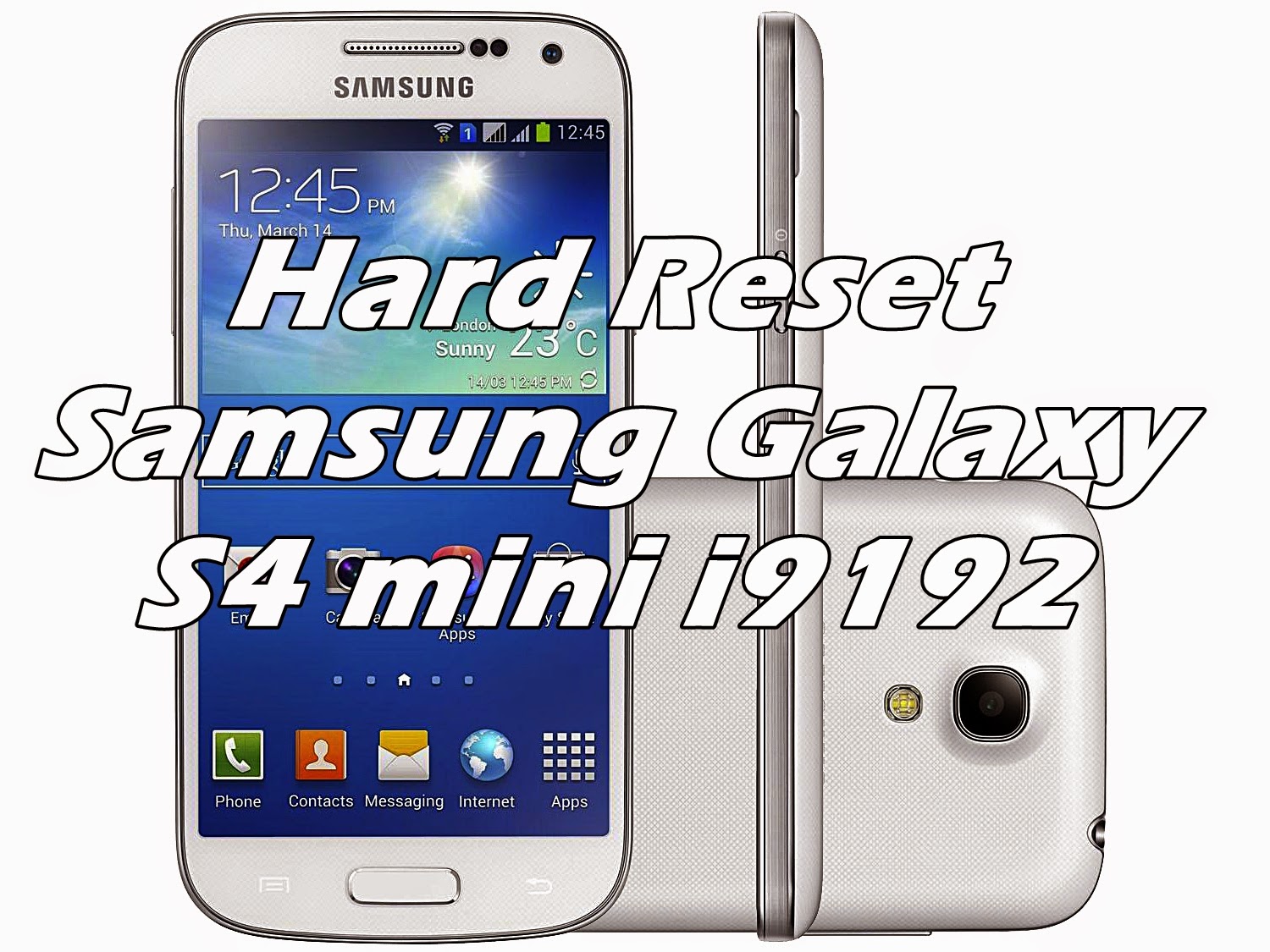 Hard Reset Formatar Samsung Galaxy S4 mini i9192 Desbloquear Resetar