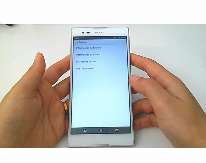 Como testar celulares Sony Xperia, wifi, configurações, informações do sistema e mais…