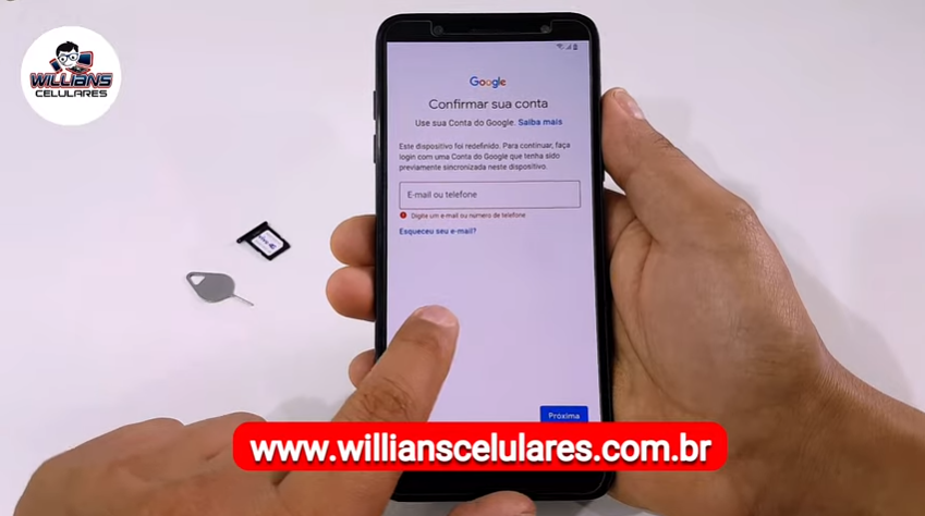 Aprenda Como Desbloquear Conta Google Samsung Galaxy J8 J800, J810 Android 9 Atualizado
