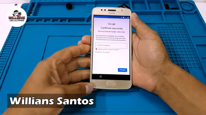 Aprenda como Remover a Conta Google Motorola Moto G5S sem usar PC.