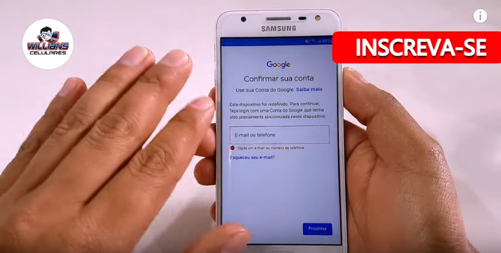Como Remover Conta Google Samsung J5 Prime SM-G570, G570M, G570M/DS Atualizado. Sem PC
