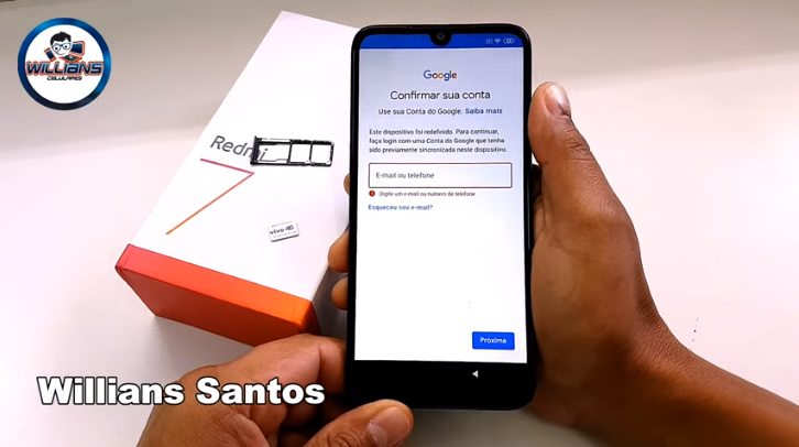 Aprenda como Desbloquear a Conta Google nos aparelhos Xiaomi Redmi 7 MIUI 10