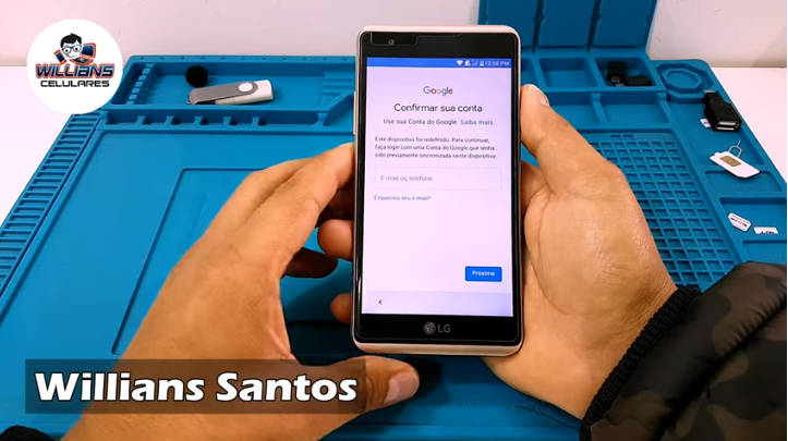 Aprenda como desbloquear a Conta Google dos aparelhos LG X Power K220, X Style K200.