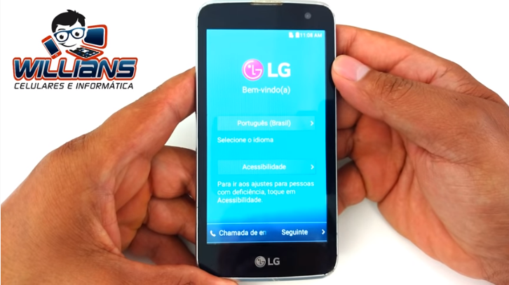 Aprenda como Desbloquear a Conta Google dos aparelhos LG K4, K5, K8, K10, X Style, X Power, X Screen.