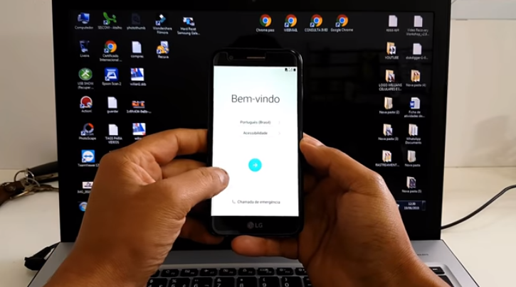 Aprenda como Remover a Conta Google 2019 dos aparelhos LG k4, k8, k10, k10 novo, X Style, X Power.