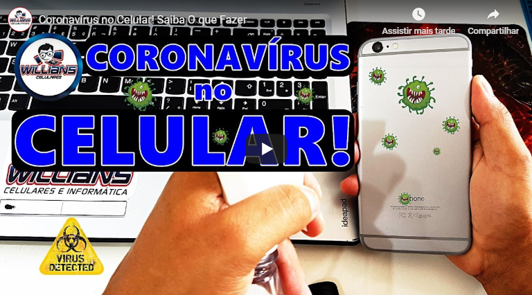 Saiba como HIGIENIZAR seu aparelho CELULAR, se protegendo do CORONAVIRUS!