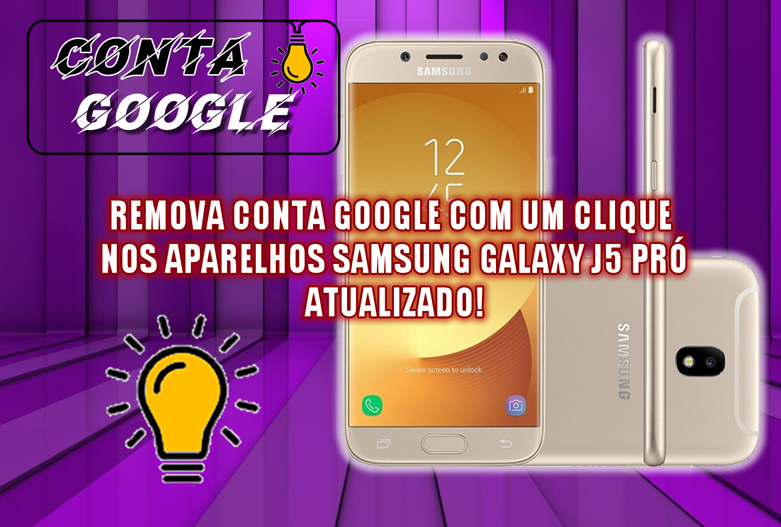 REMOVA CONTA GOOGLE COM UM CLIQUE NOS APARELHOS SAMSUNG GALAXY J5 PRÓ (SM-J530G) ATUALIZADO!