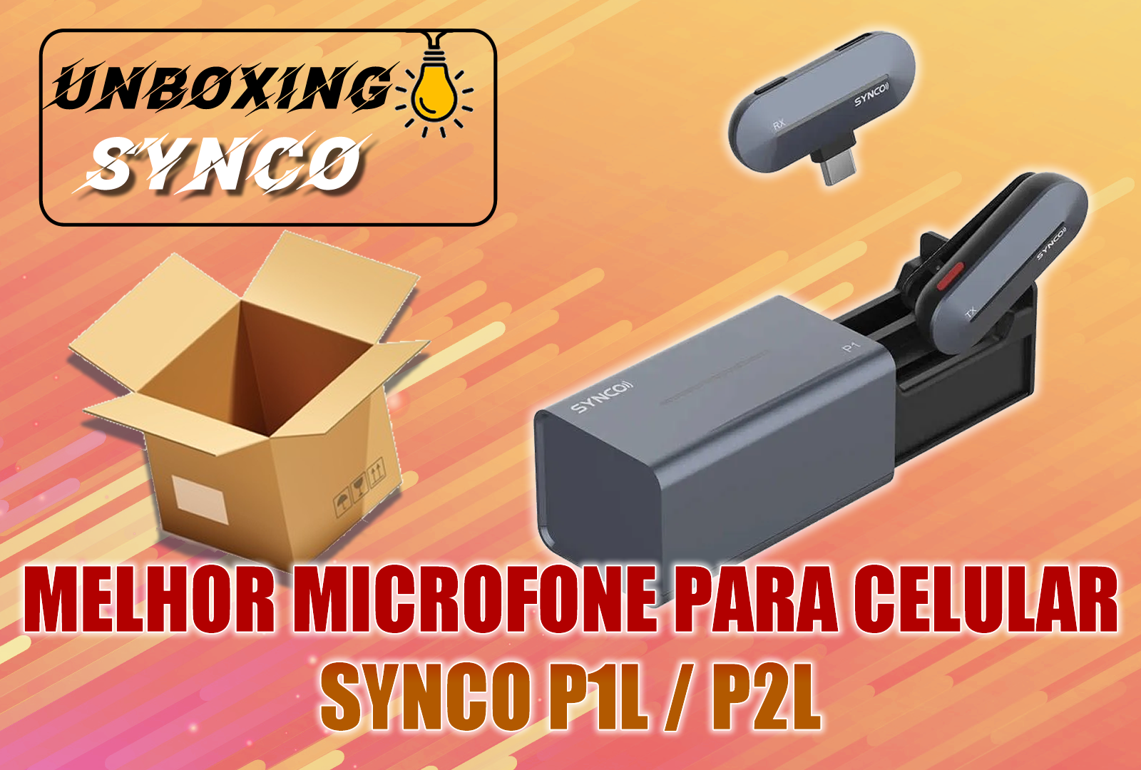 CONHEÇA O MELHOR MICROFONE PARA CELULAR, SYNCO P1L / P2L!