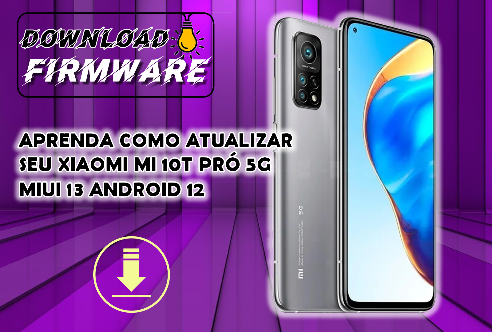 APRENDA COMO ATUALIZAR SEU XIAOMI MI 10T PRÓ 5G MIUI 13 ANDROID 12